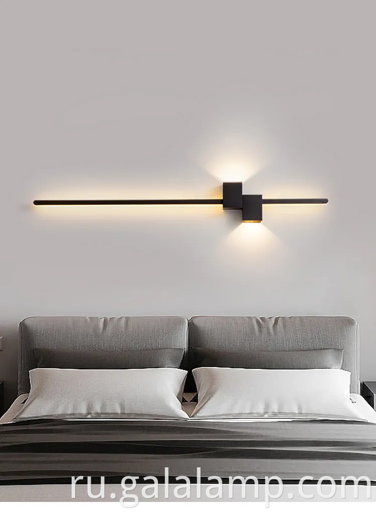 Минималистская настенная лампа, фоновая настенная лампа, нордическая коридорная лампа